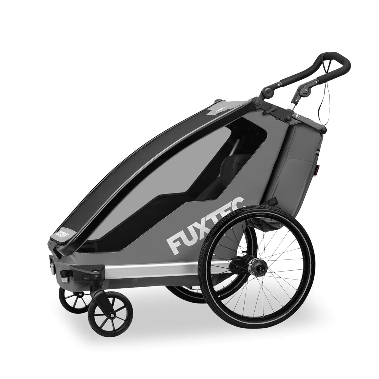 V: B-Ware FUXTEC Fahrradanhänger 1-Sitzer FX-FA1S