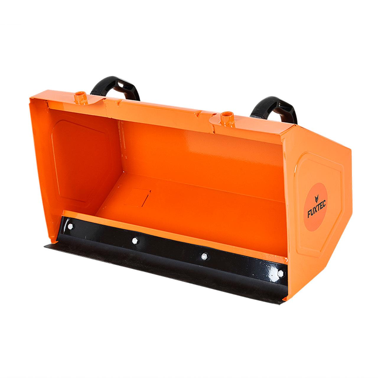 Balayeuse déneigeuse thermique FUXTEC FX-KM196 SET3, avec brosse de balayage + 2 embouts chasse-neige et collecteur de déchets