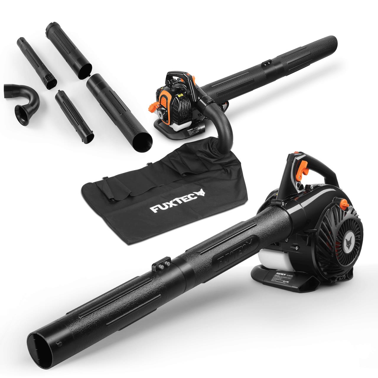 Souffleur aspirateur broyeur thermique professionnel 3 en 1 FUXTEC FX-LBS126P