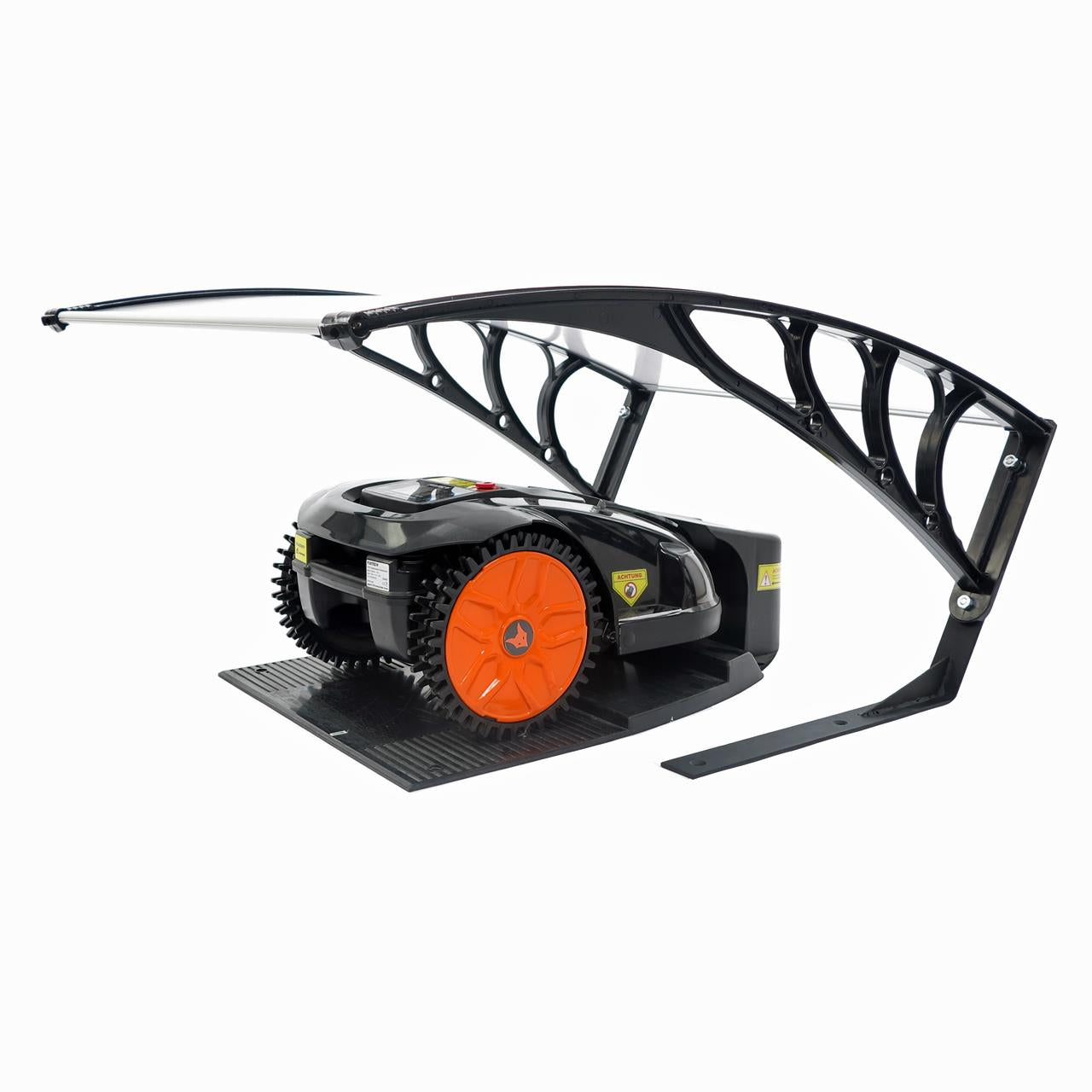 Garage FUXTEC à plaque alvéolaire pour robot-tondeuse