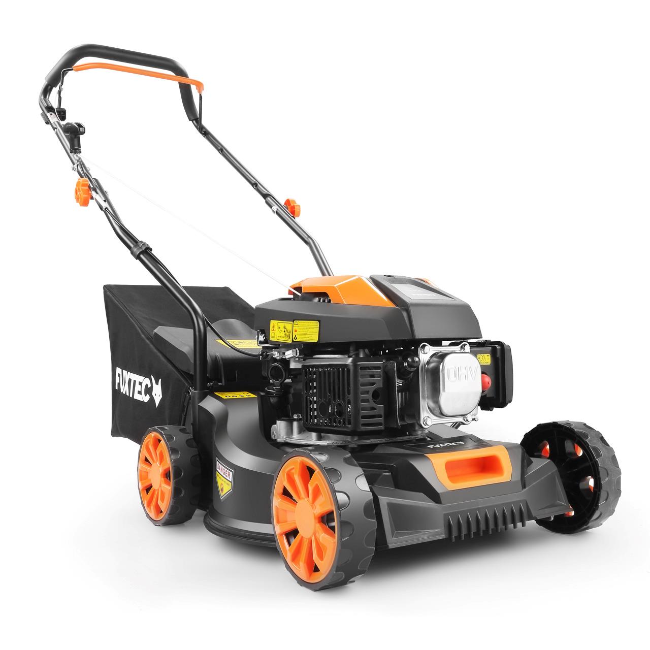 FUXTEC bundle petrol lawn mower FX-RM4180 & petrol brush cutter FX-MS125