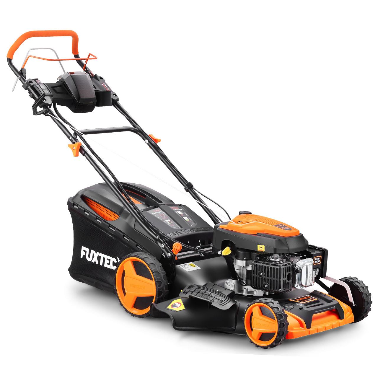 Tondeuse thermique démarrage électrique E-Start FUXTEC FX-RM5196eS avec zipgo®