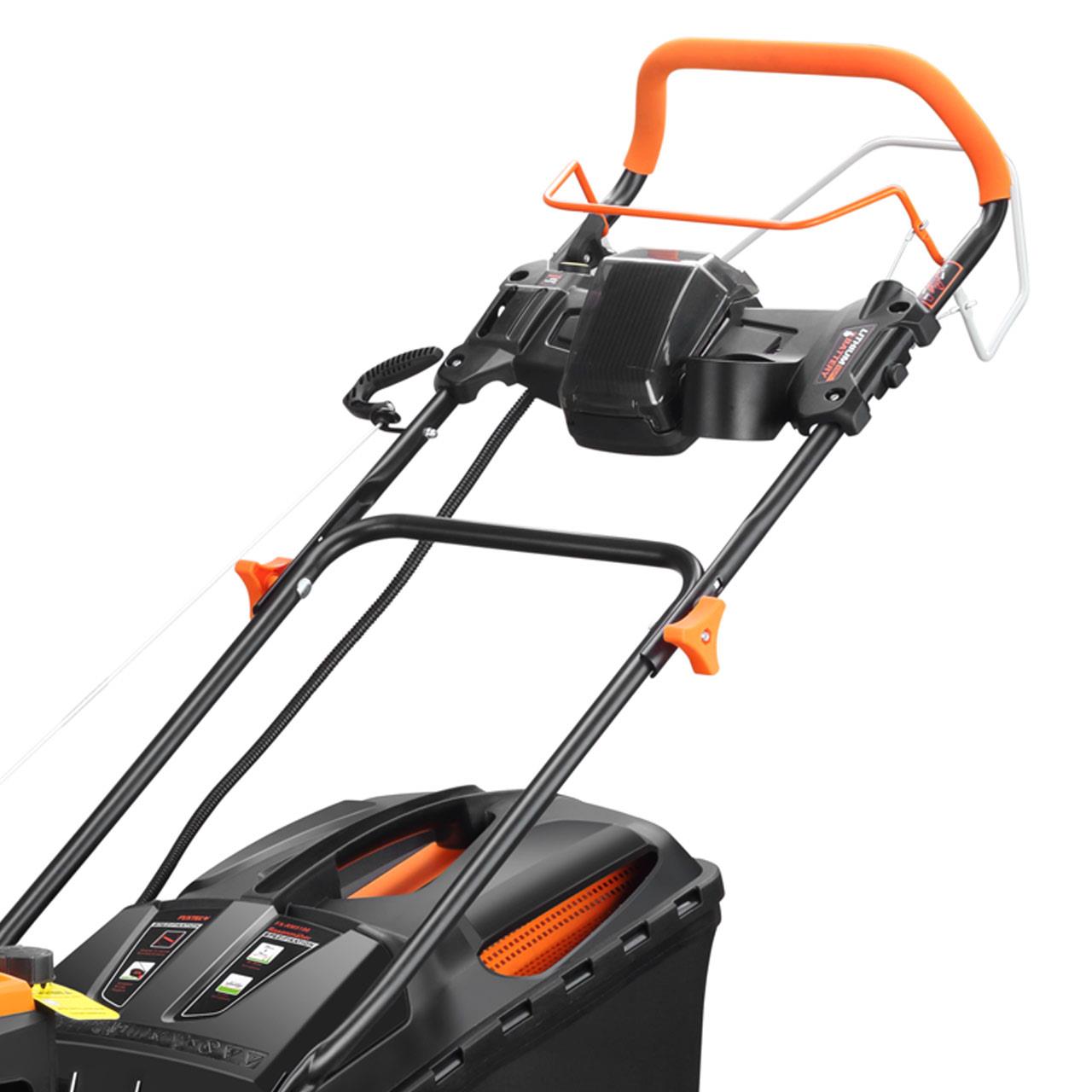 Tondeuse thermique démarrage électrique E-Start FUXTEC FX-RM5196eS avec zipgo®