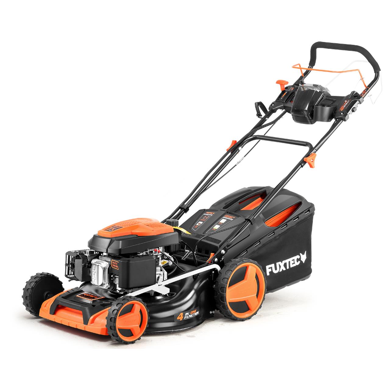 Tondeuse thermique démarrage électrique E-Start et vitesse d'autotraction réglable FUXTEC FX-RM5196esPRO