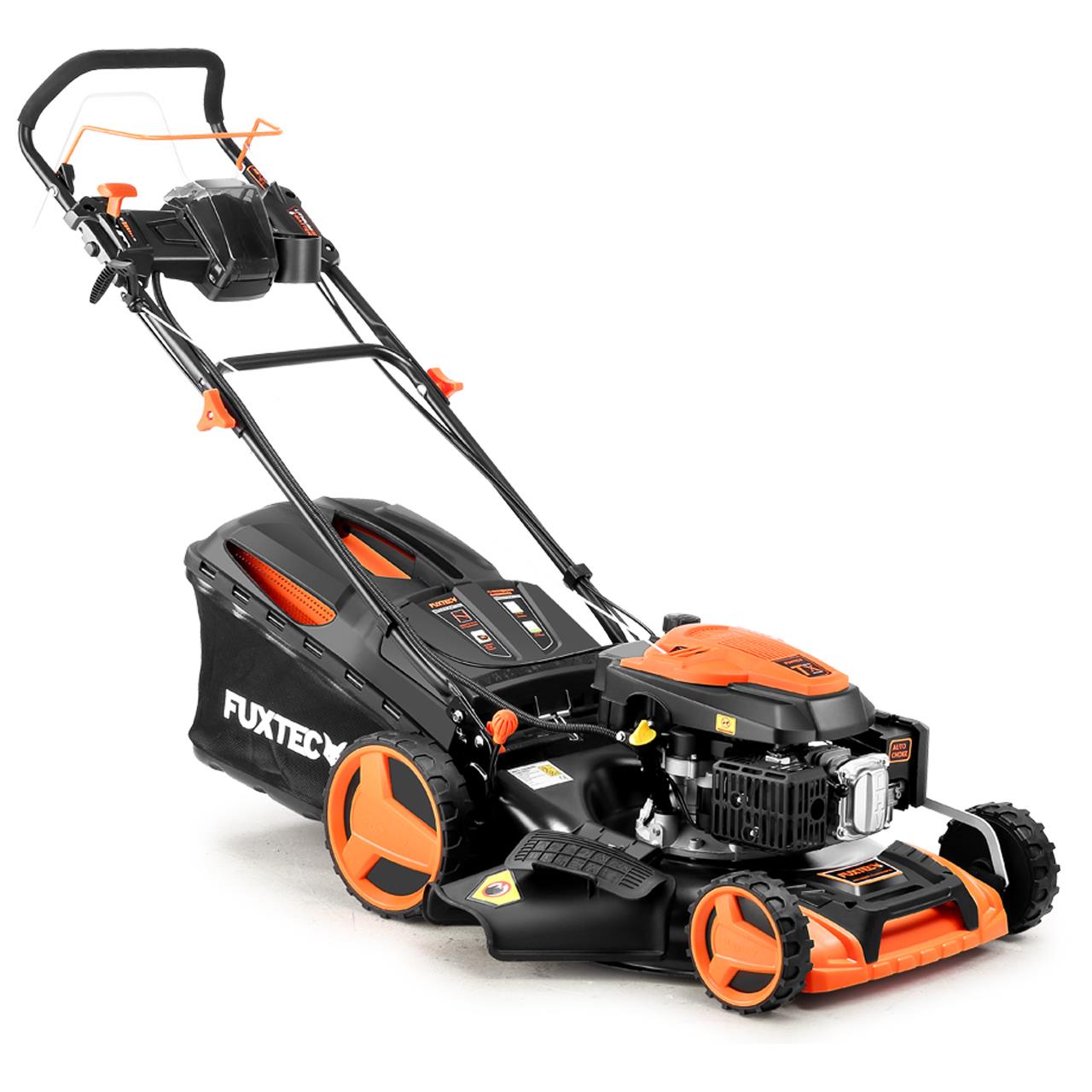 Tondeuse thermique démarrage électrique E-Start et vitesse d'autotraction réglable FUXTEC FX-RM5196esPRO