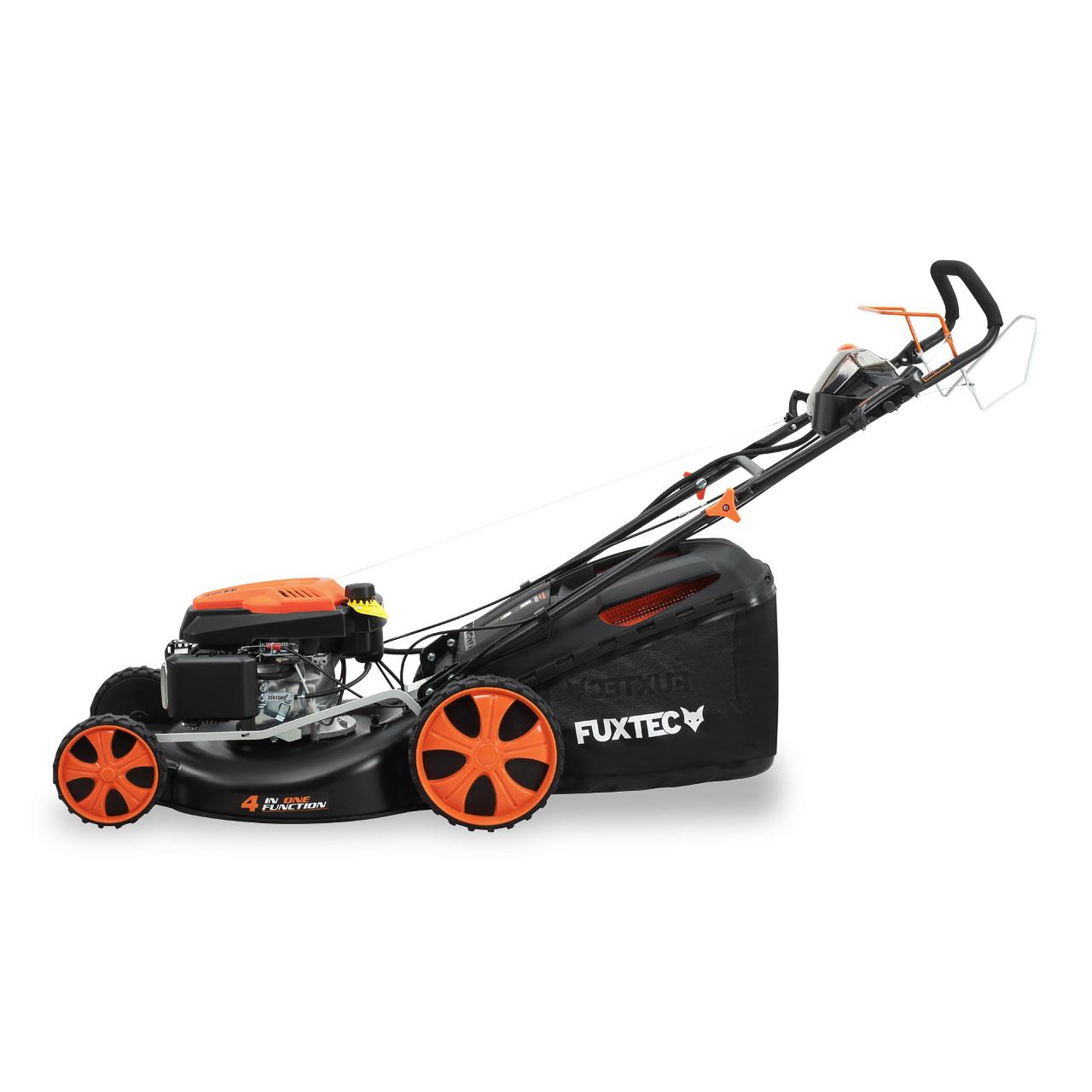 Tondeuse thermique démarrage électrique E-Start et vitesse d'autotraction réglable FUXTEC FX-RM5396esPRO