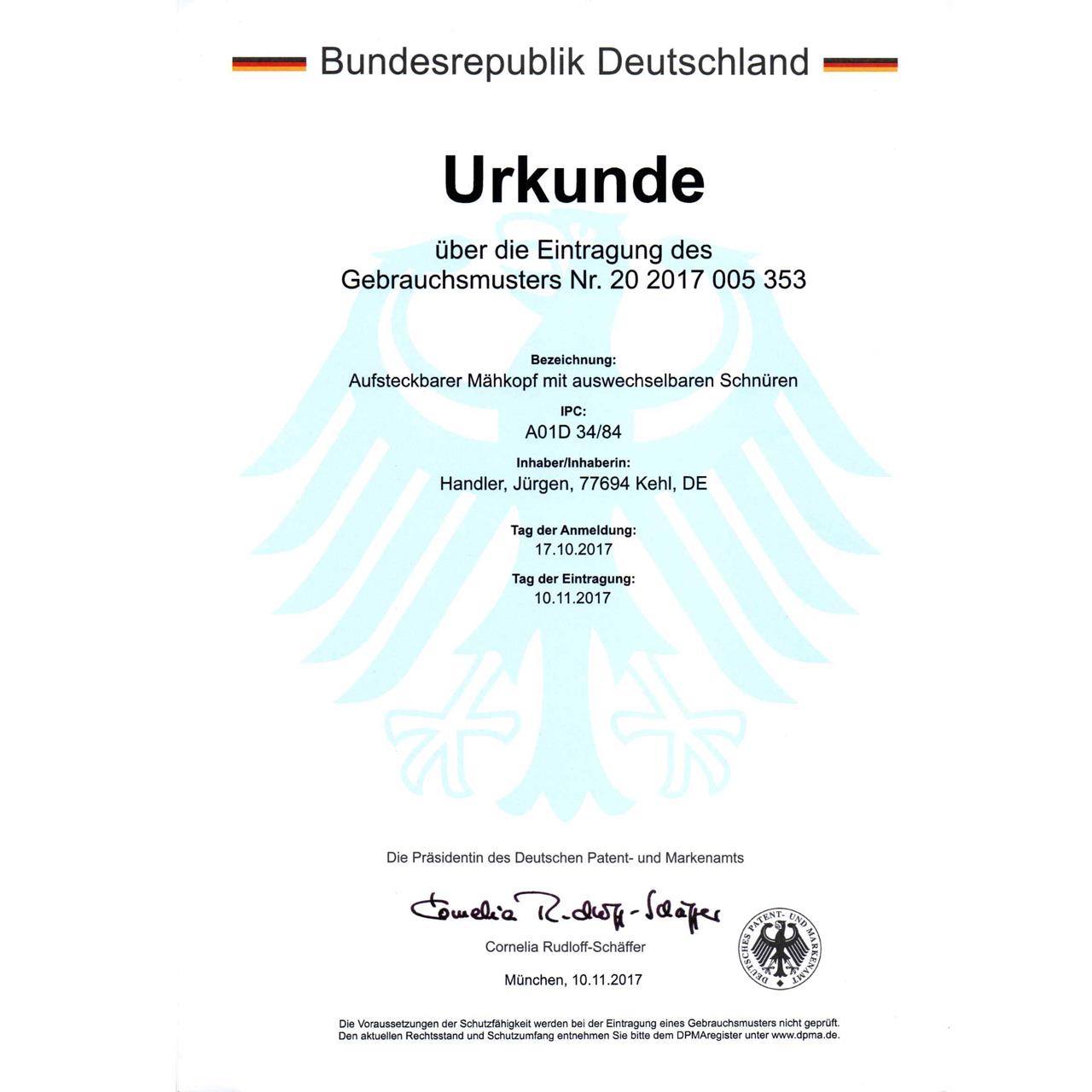 FUXTEC - Brosse pour herbes sauvages avec fonction de tête de fil 8mm pour coupe-bordures