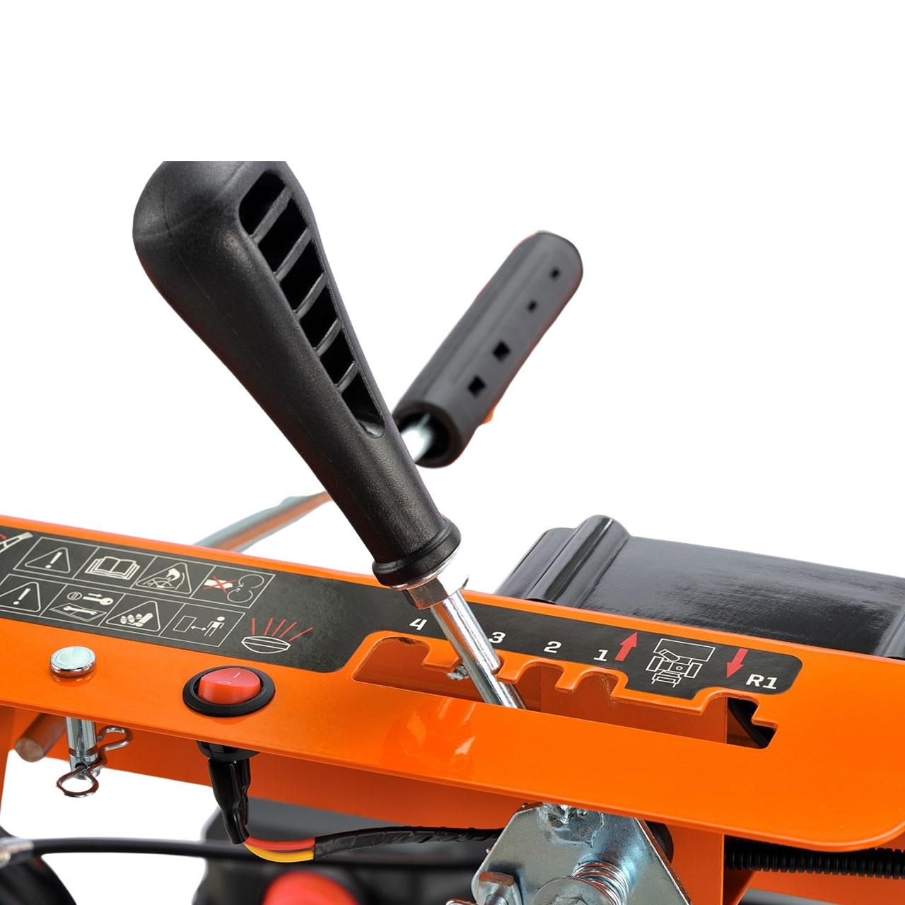 Fraise à neige - souffleuse à neige thermique démarrage électrique FUXTEC FX-SF2196