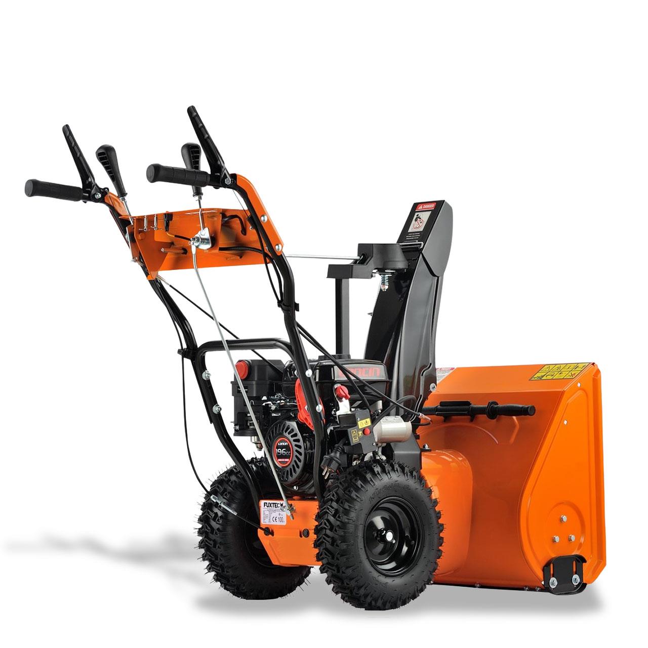 Fraise à neige - souffleuse à neige thermique démarrage électrique FUXTEC FX-SF2196