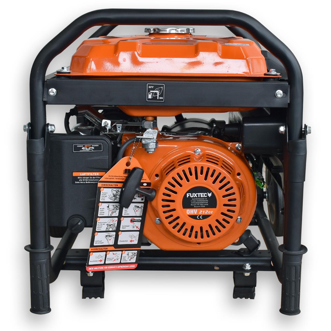 Groupe électrogène FUXTEC FX-SG1-3000 sans roues / FX-SG2-3000 avec roues