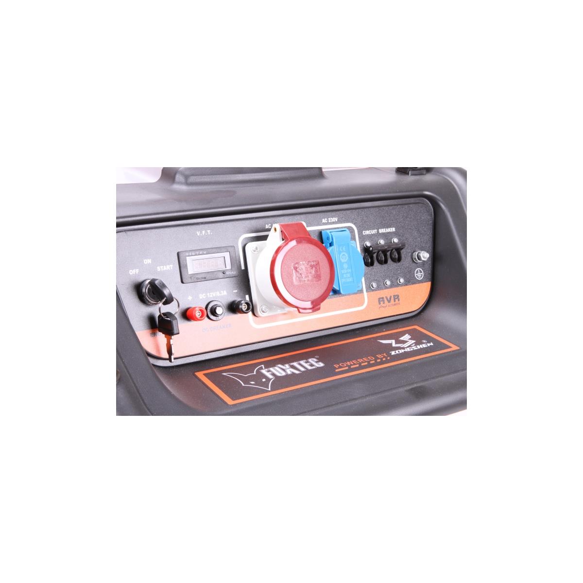 Groupe électrogène FUXTEC FX-SG7500A avec branchement 380V