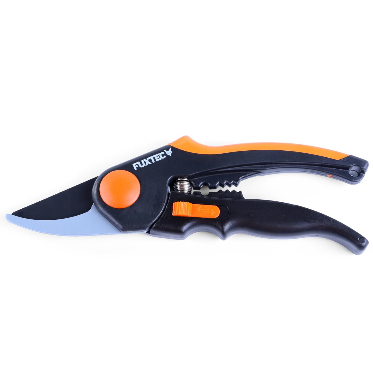 Set de 3 sécateurs de jardin premium - FUXTEC FX-SPS3 - à main, pour branches, pour haies