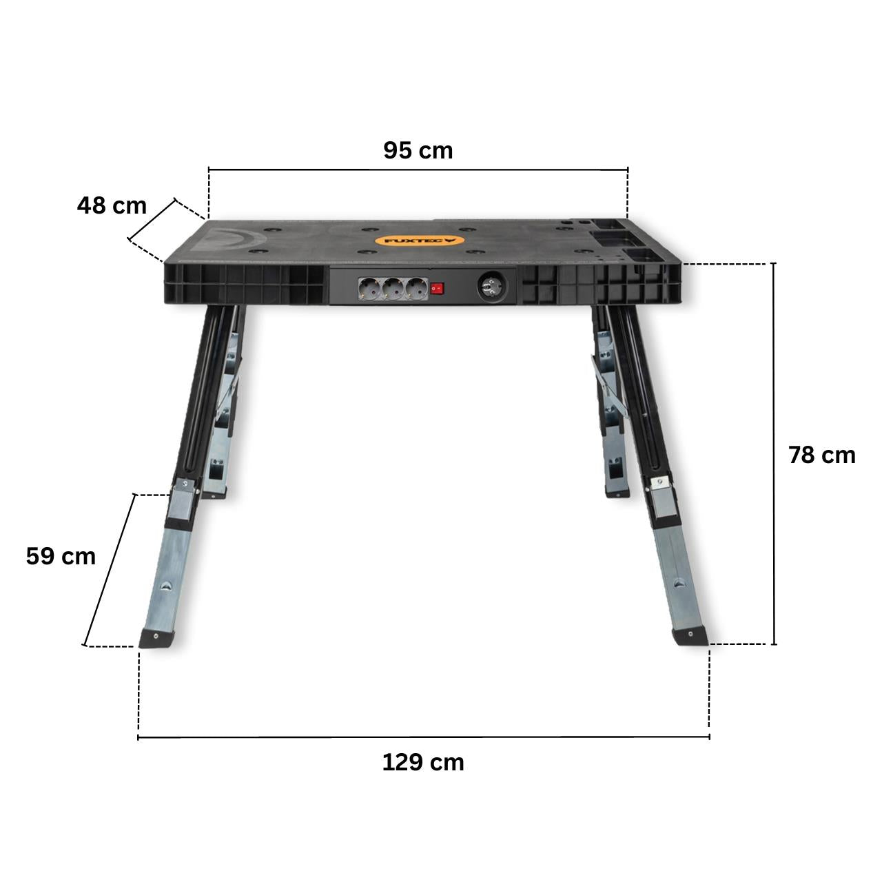 Établi pliable multifonction 5en1 FUXTEC FX-WB
