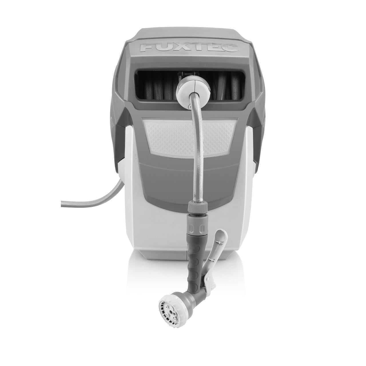 Dévidoir mural automatique 30 m FUXTEC FX-WSA30 GRIS