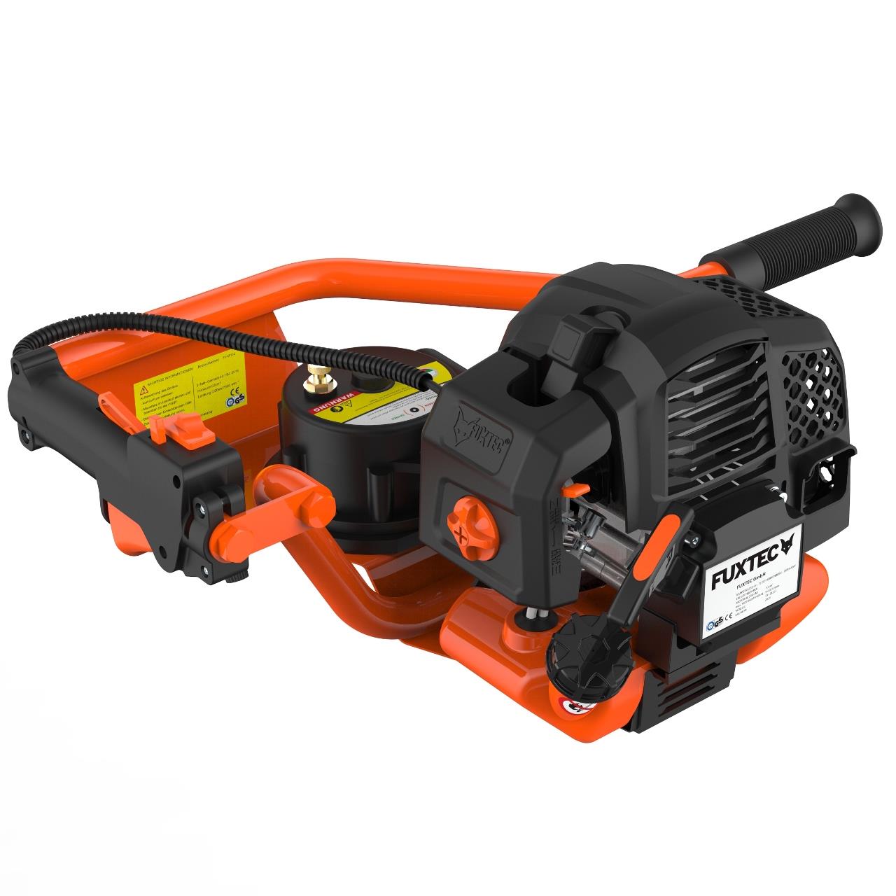 Tarière thermique FUXTEC FX-EB152 avec mèches de 100, 150 et 200 mm