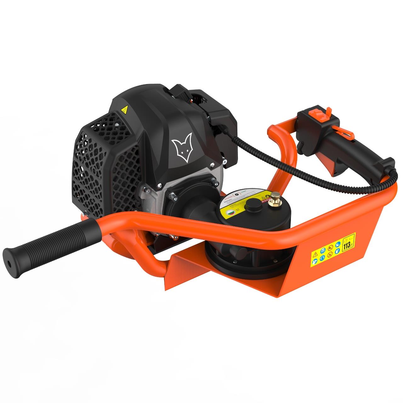 Tarière thermique FUXTEC FX-EB152 avec mèches de 100, 150 et 200 mm