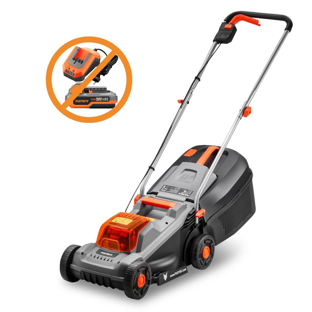 Tondeuse à gazon à batterie FUXTEC 20V FX-E1RM20ECO sans batterie, sans chargeur