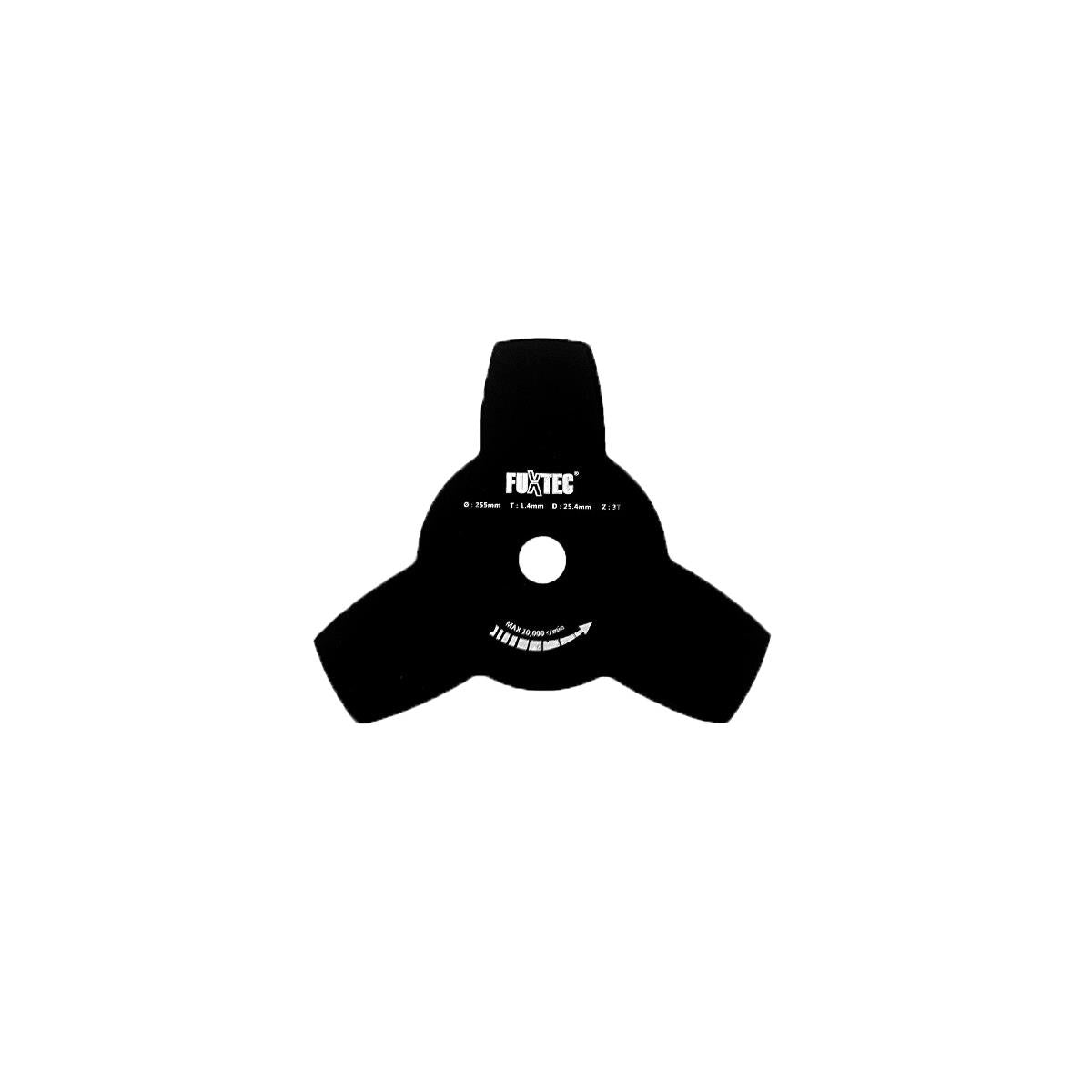FUXTEC - Couteau à taillis 3 dents diamètre 25,4mm débroussailleuses MT152 / MS152 / MT4en1 / MT 2en1