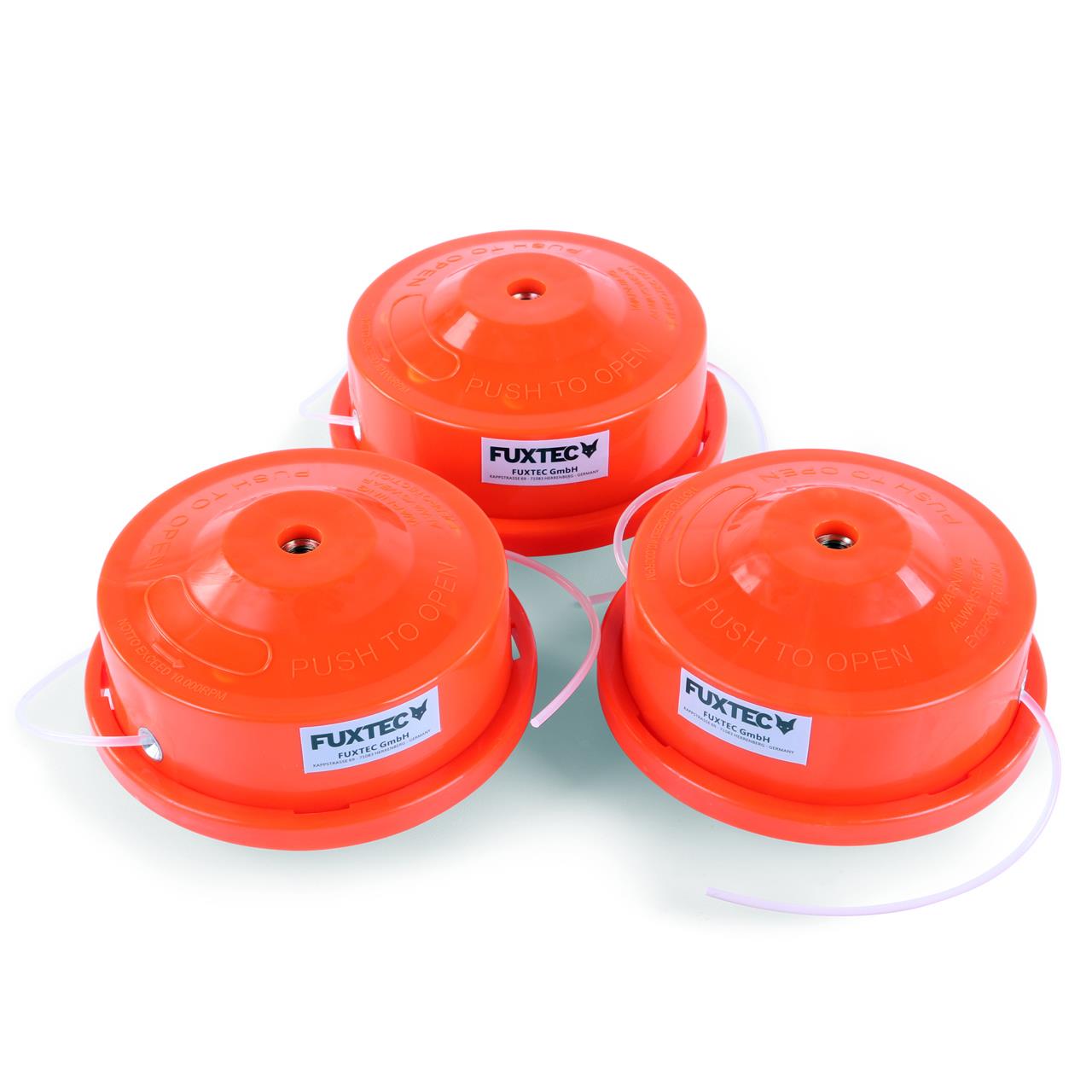 FUXTEC - Set de 3 têtes de coupe double fil BASIC - pour debroussailleuses et multifonctions