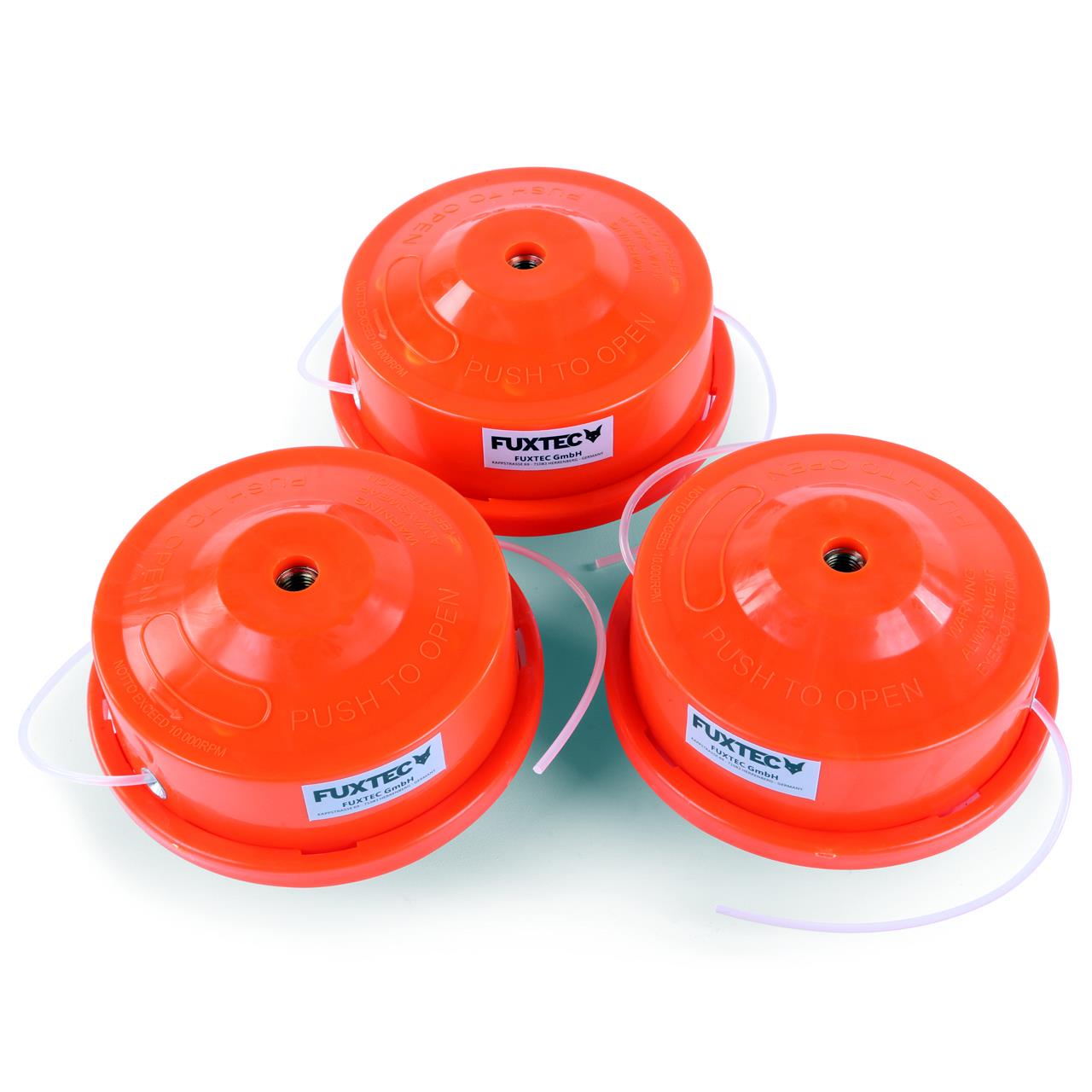 FUXTEC - Set de 3 têtes de coupe double fil BASIC - pour debroussailleuses et multifonctions