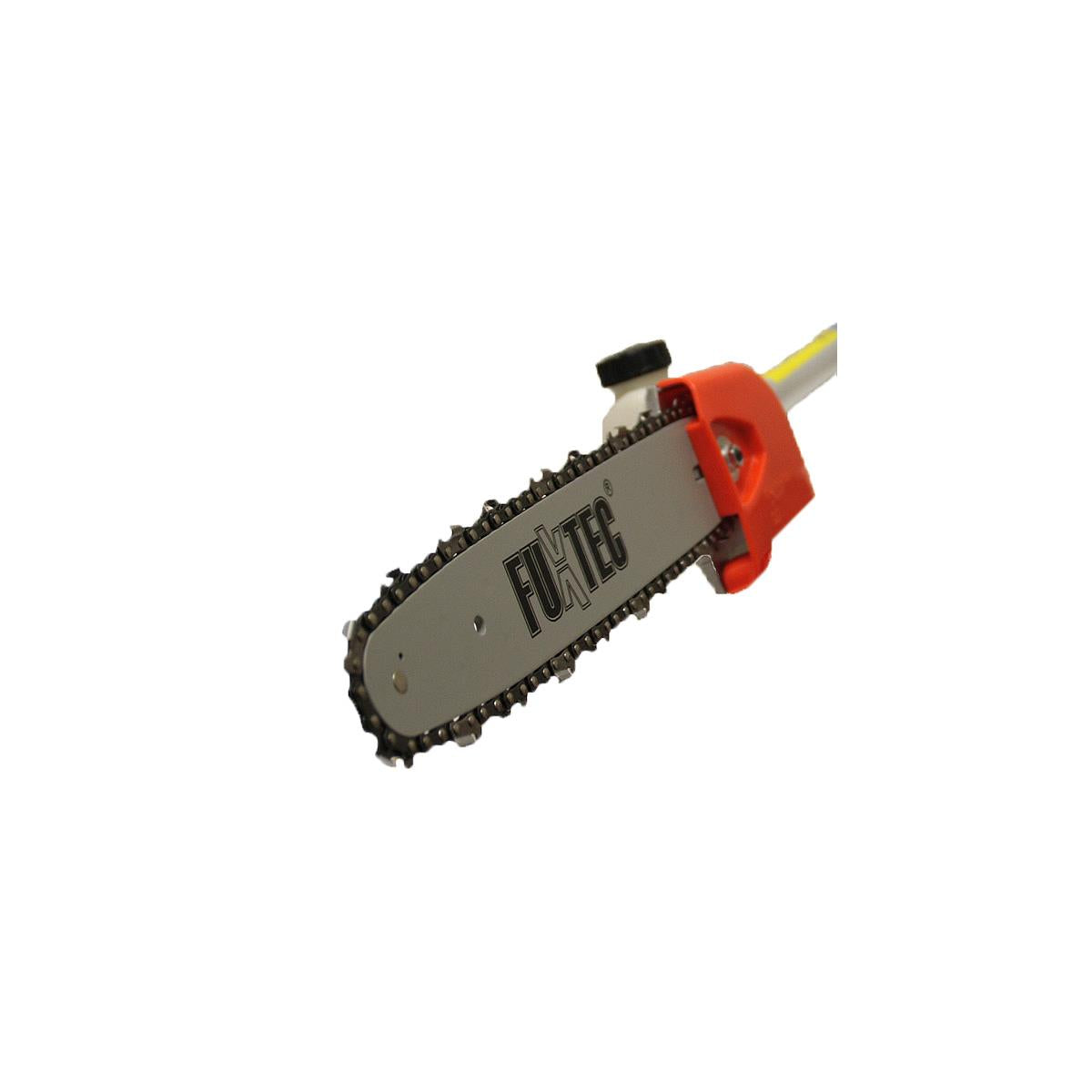 FUXTEC - Embout élagueuse 7 cannelures avec guide-chaîne et chaîne pour débroussailleuse multifonction FX-MT152, MT152E, MT252er