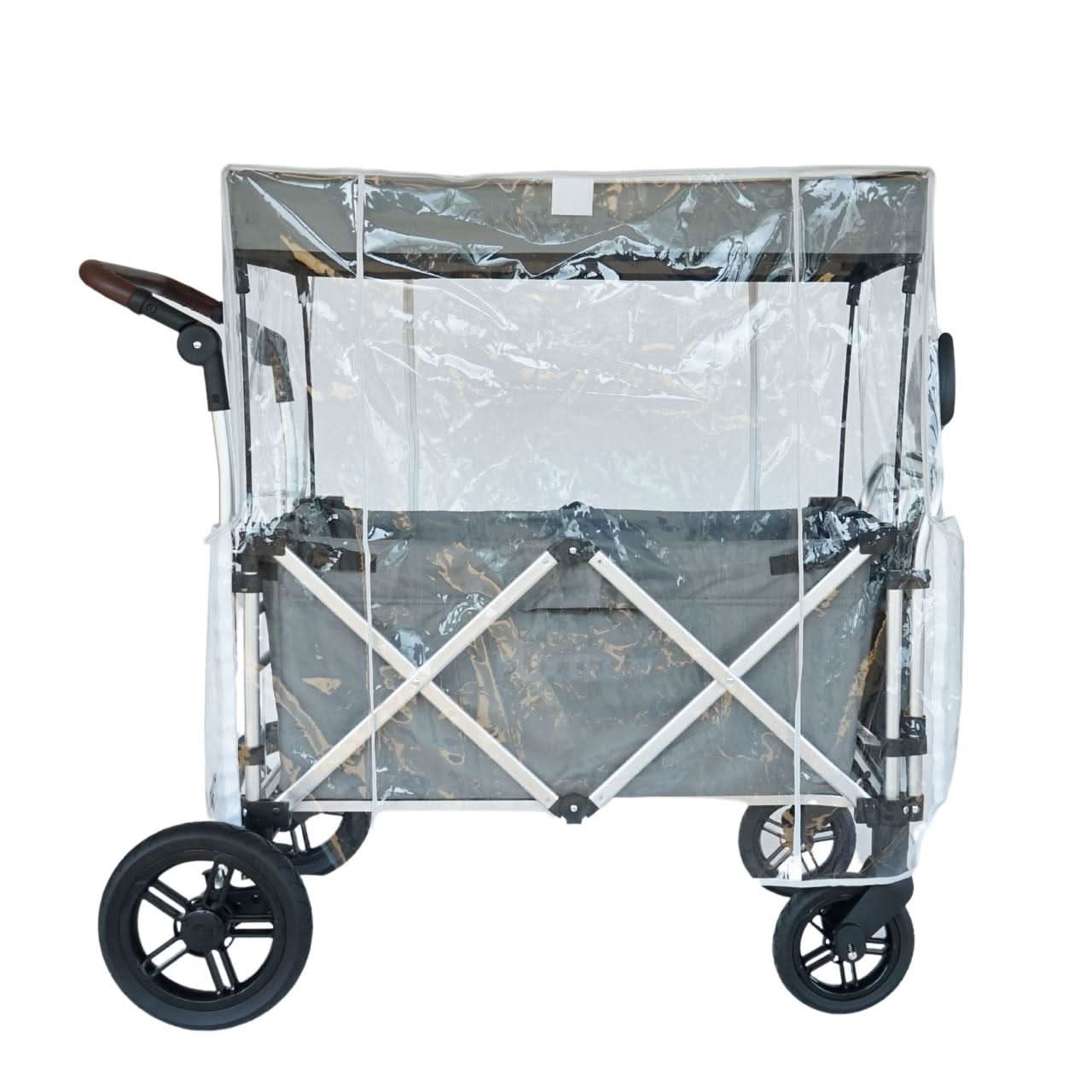 FUXTEC - Protection transparente contre la pluie pour le chariot pliable Super