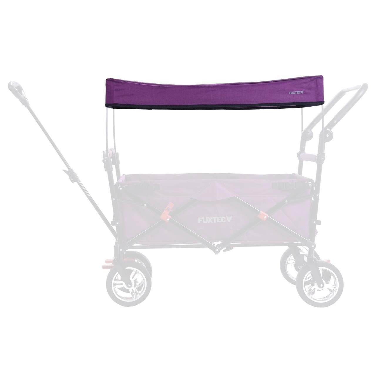 FUXTEC - toit protection solaire pourpre chariot de transport Easy et Smart Cruiser