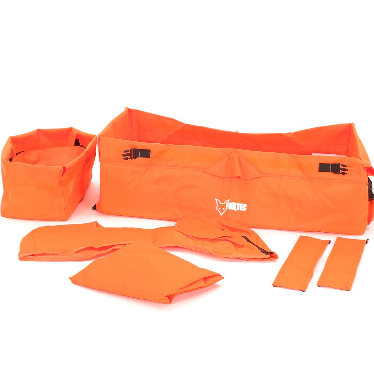 FUXTEC - Set complet tissu orange chariot de transport City Cruiser