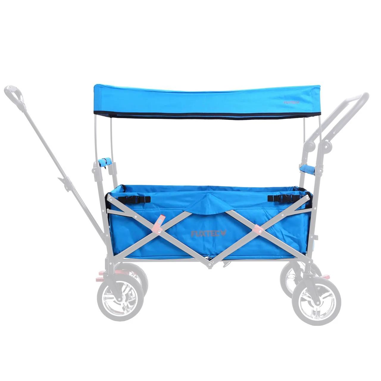 FUXTEC - Set complet tissu turquoisechariot de transport Easy Cruiser