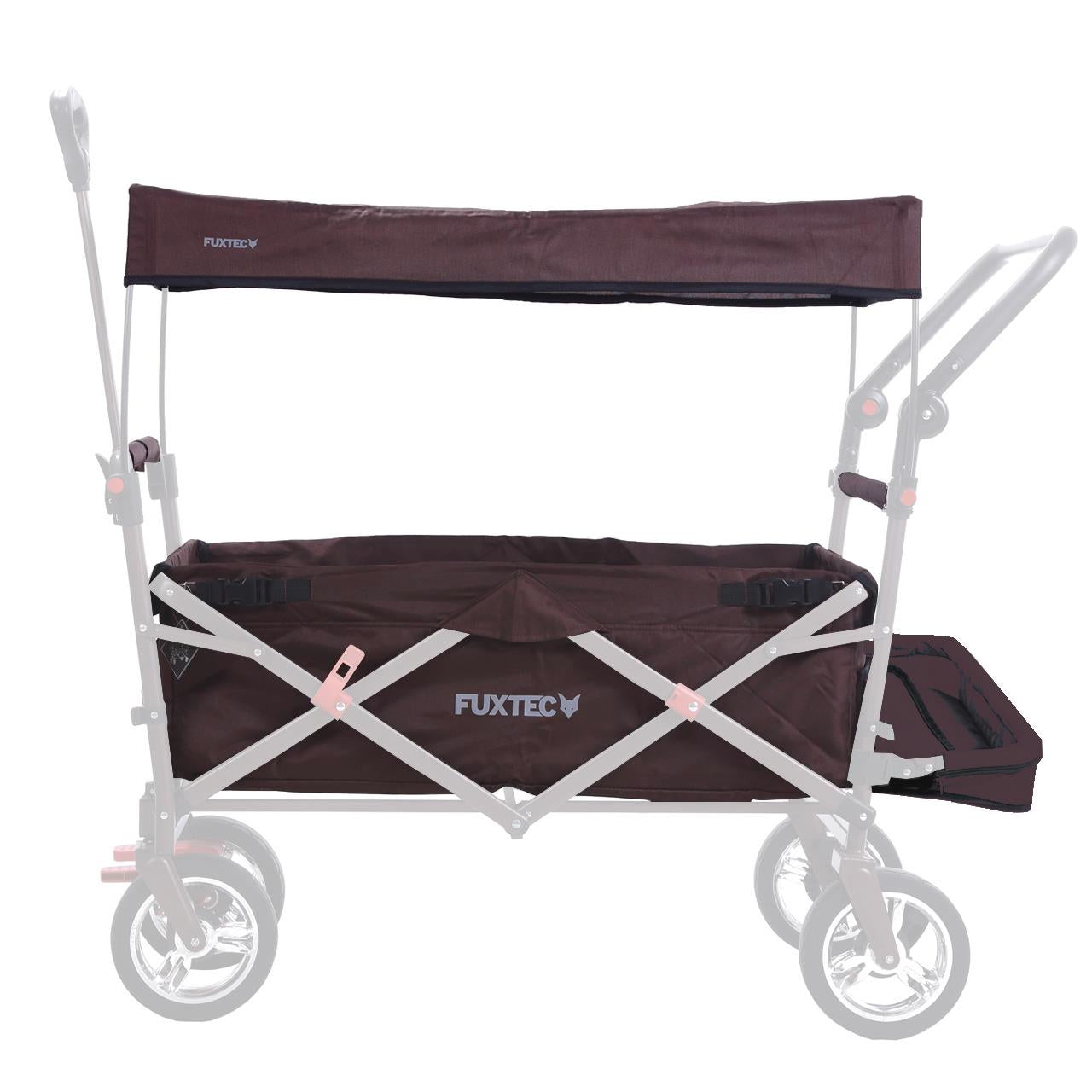 FUXTEC - Set complet tissu marron chariot de transport Smart Cruiser