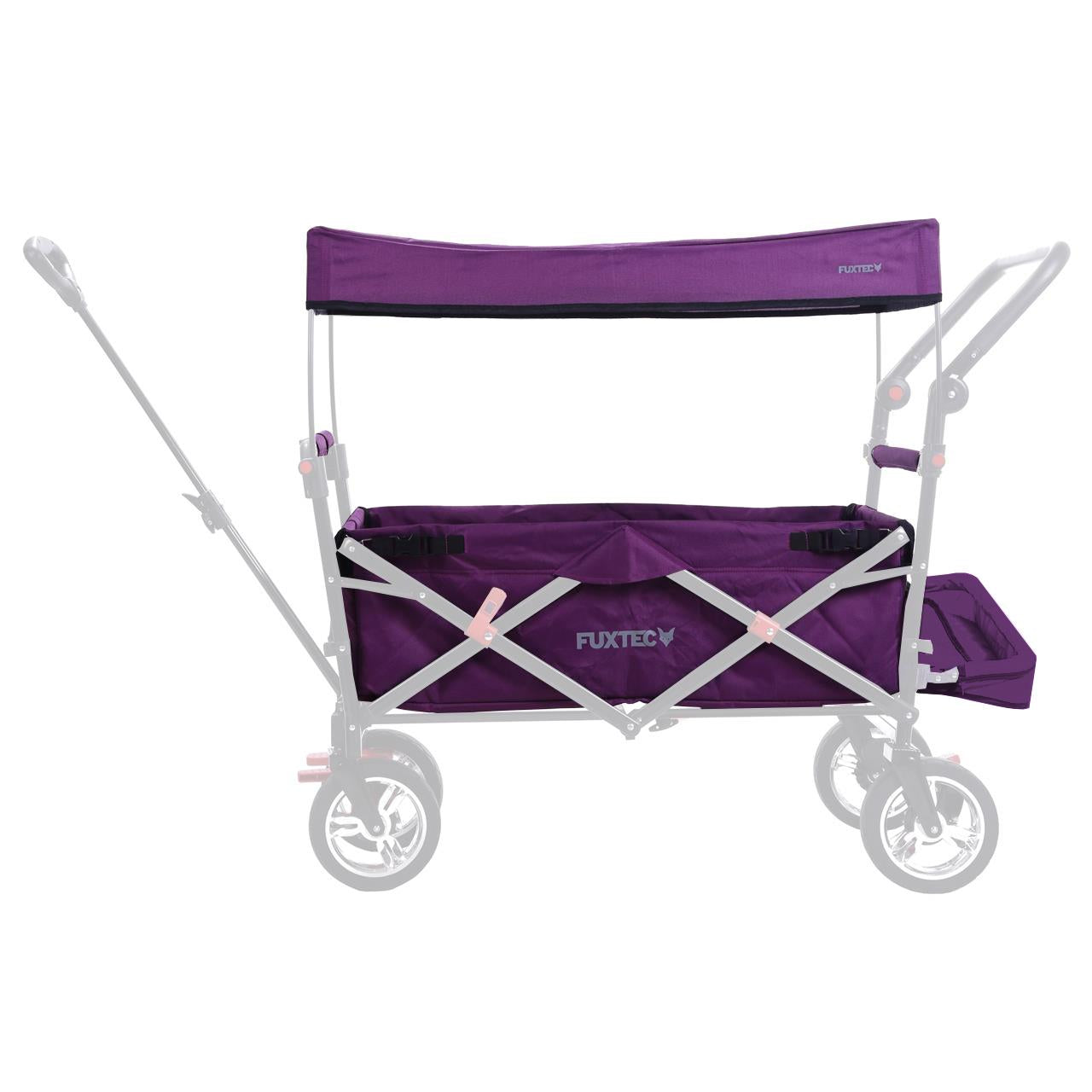 FUXTEC - Set complet tissu pourpre chariot de transport CT800