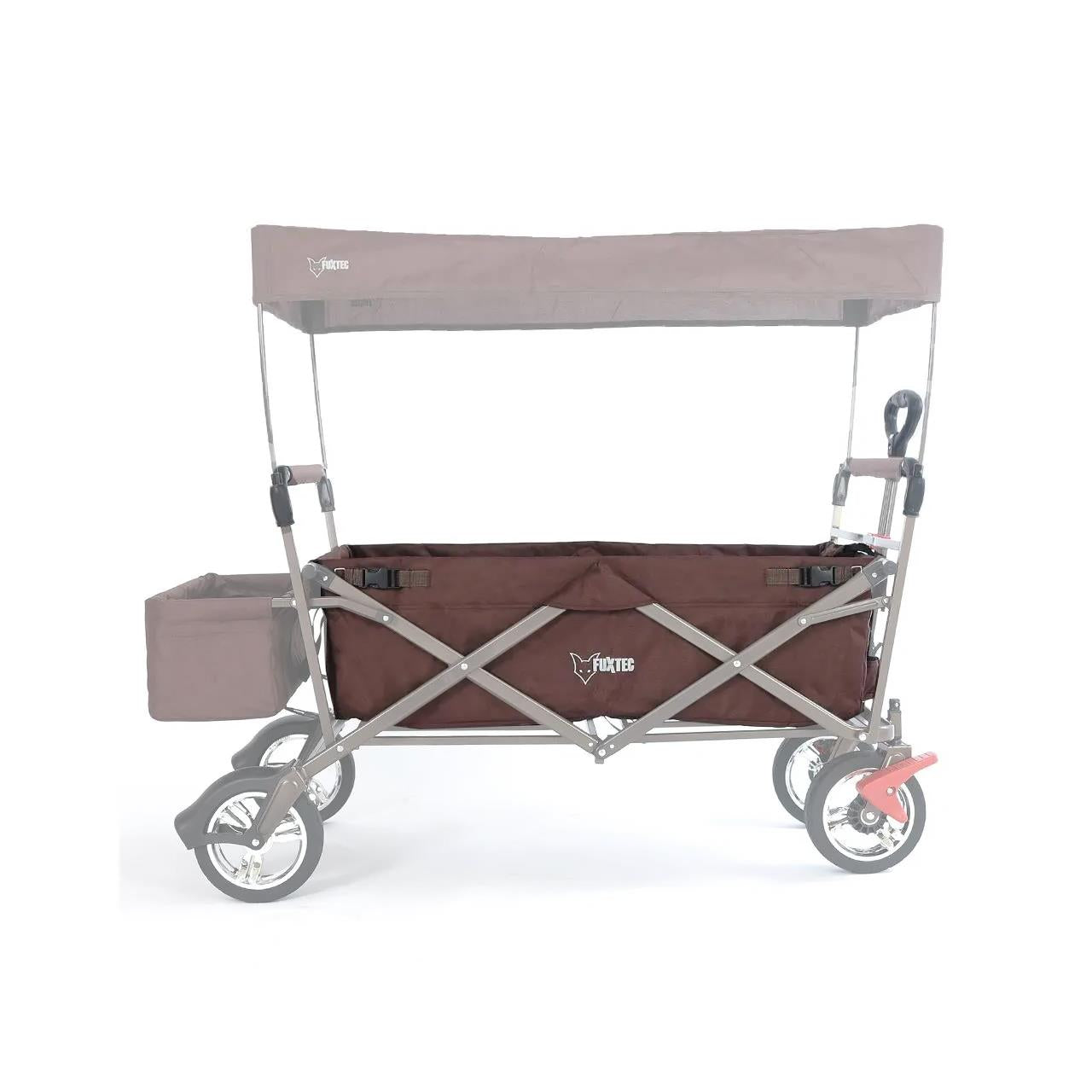 FUXTEC - Tissu d'habitacle chariot de transport pliable City Cruiser et Free Cruiser en marron