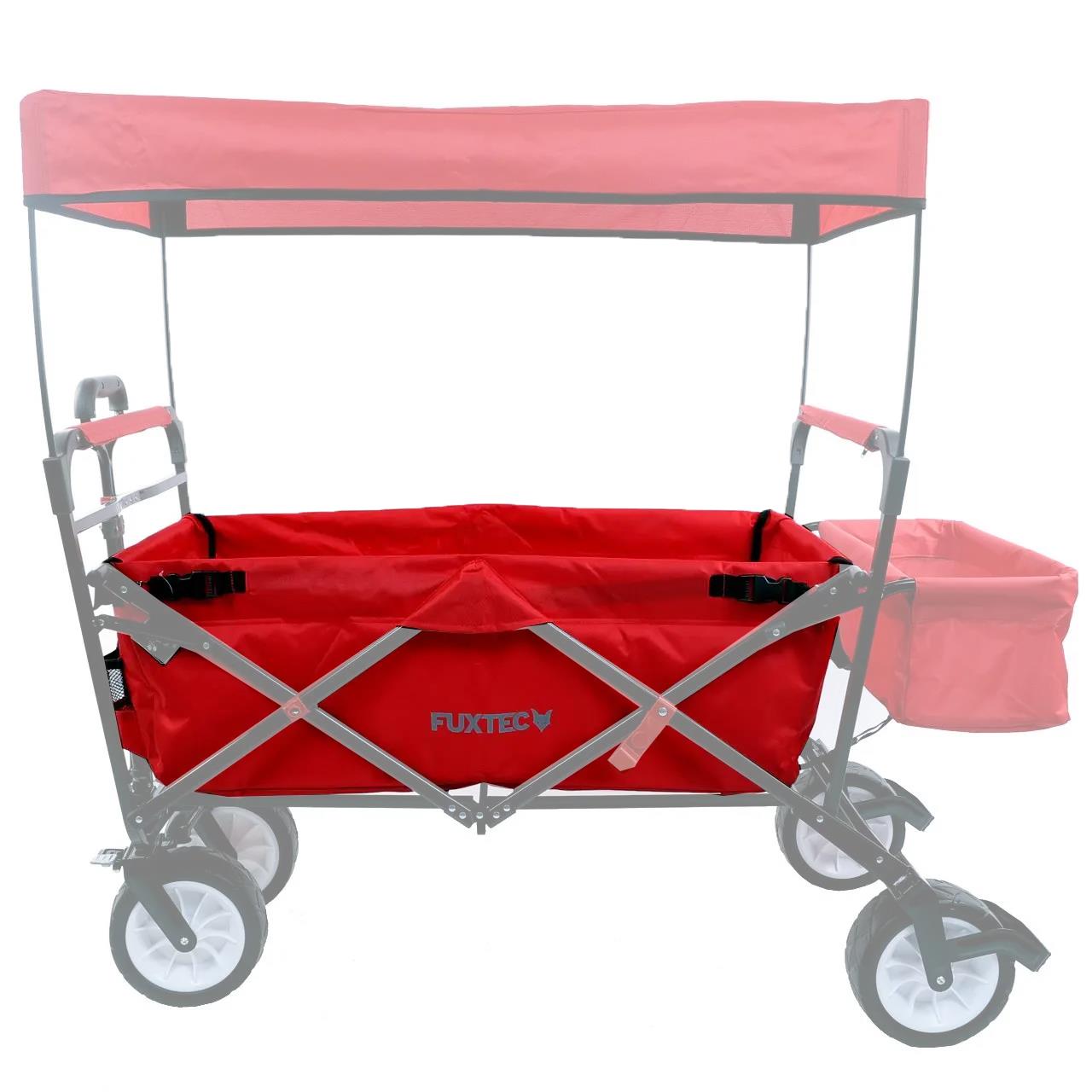 FUXTEC - Tissu d'habitacle chariot de transport pliable CT500 et JW76C en rouge