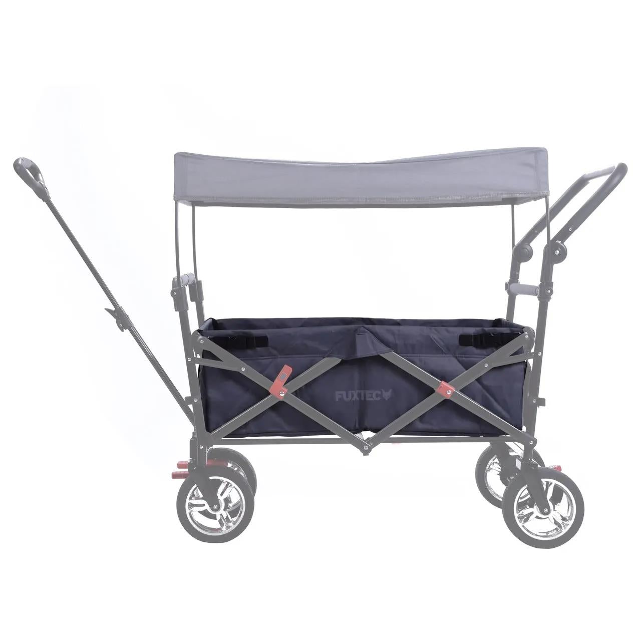 FUXTEC - Tissu d'habitacle chariot de transport pliable Easy Cruiser en gris