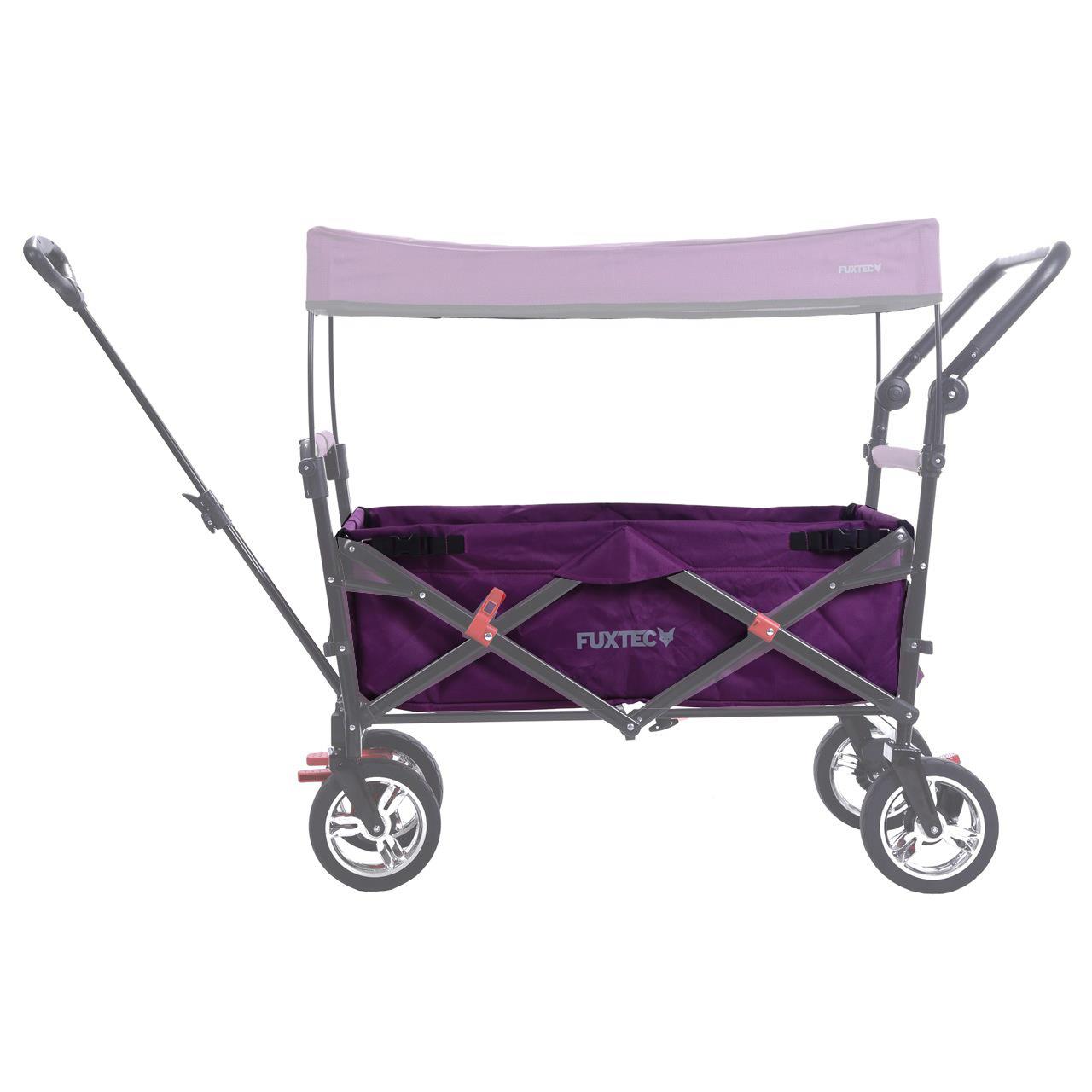 FUXTEC - Tissu d'habitacle chariot de transport pliable CT700 en violet