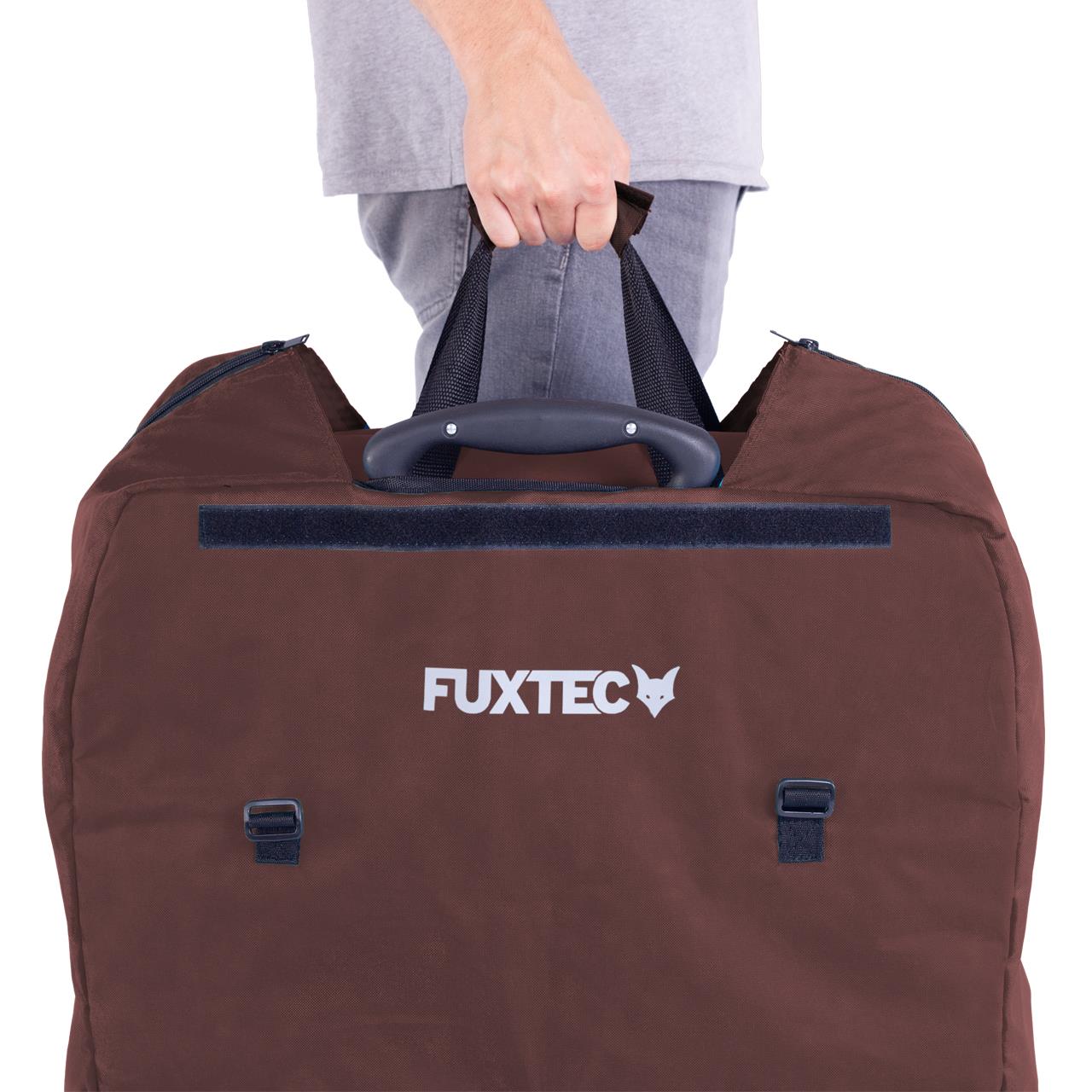 FUXTEC - Housse de transport rembourré marron chariot CT700 et CT800