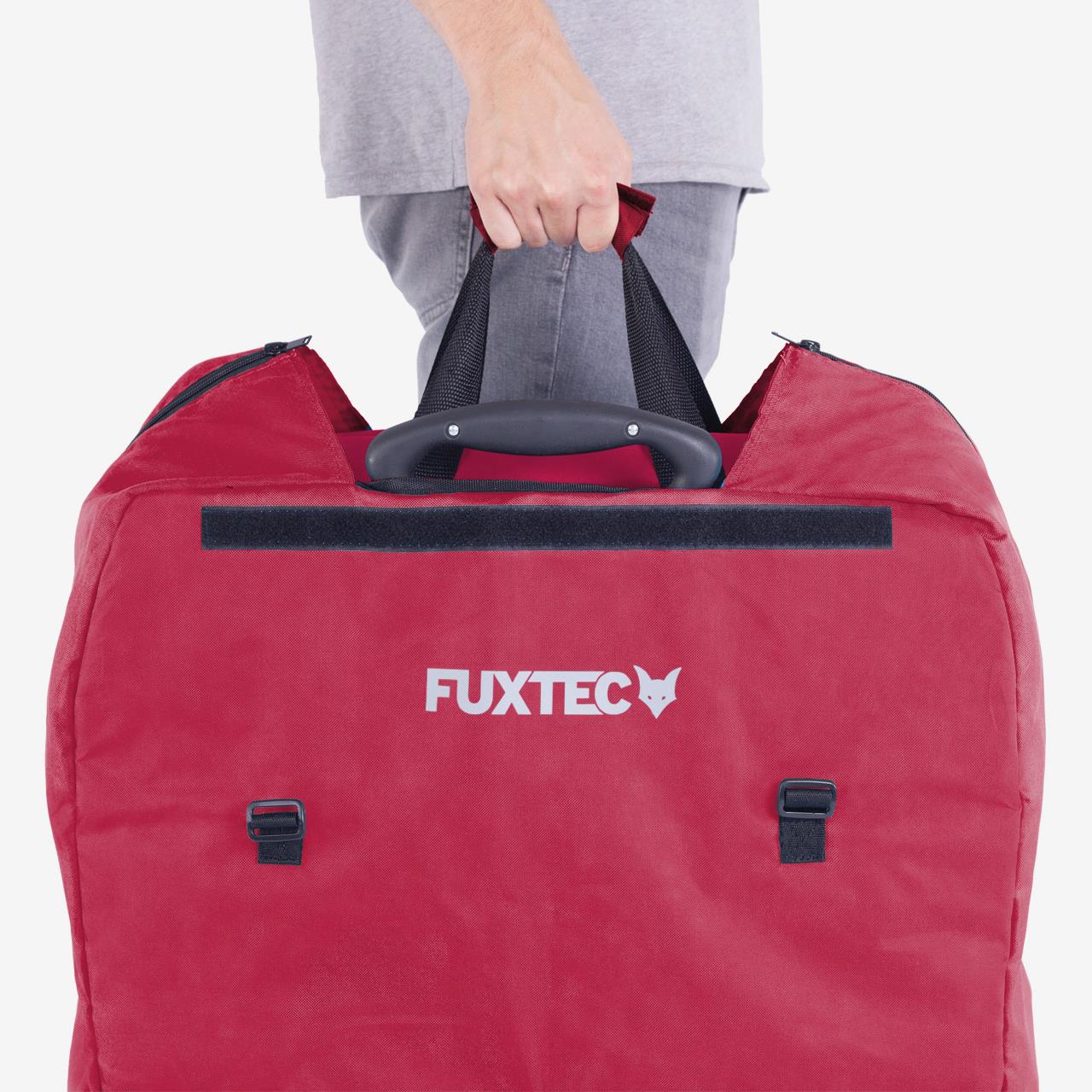 FUXTEC - Housse de transport rembourré rouge chariot CT700 et CT800