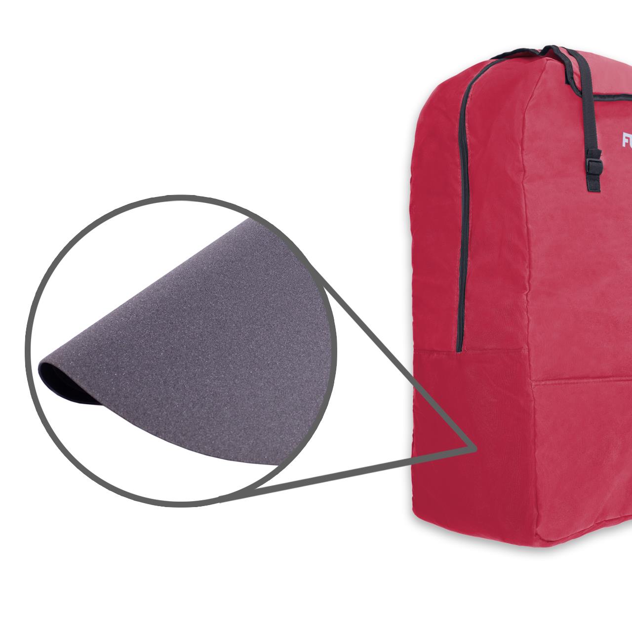 FUXTEC - Housse de transport rembourré rouge chariot CT700 et CT800