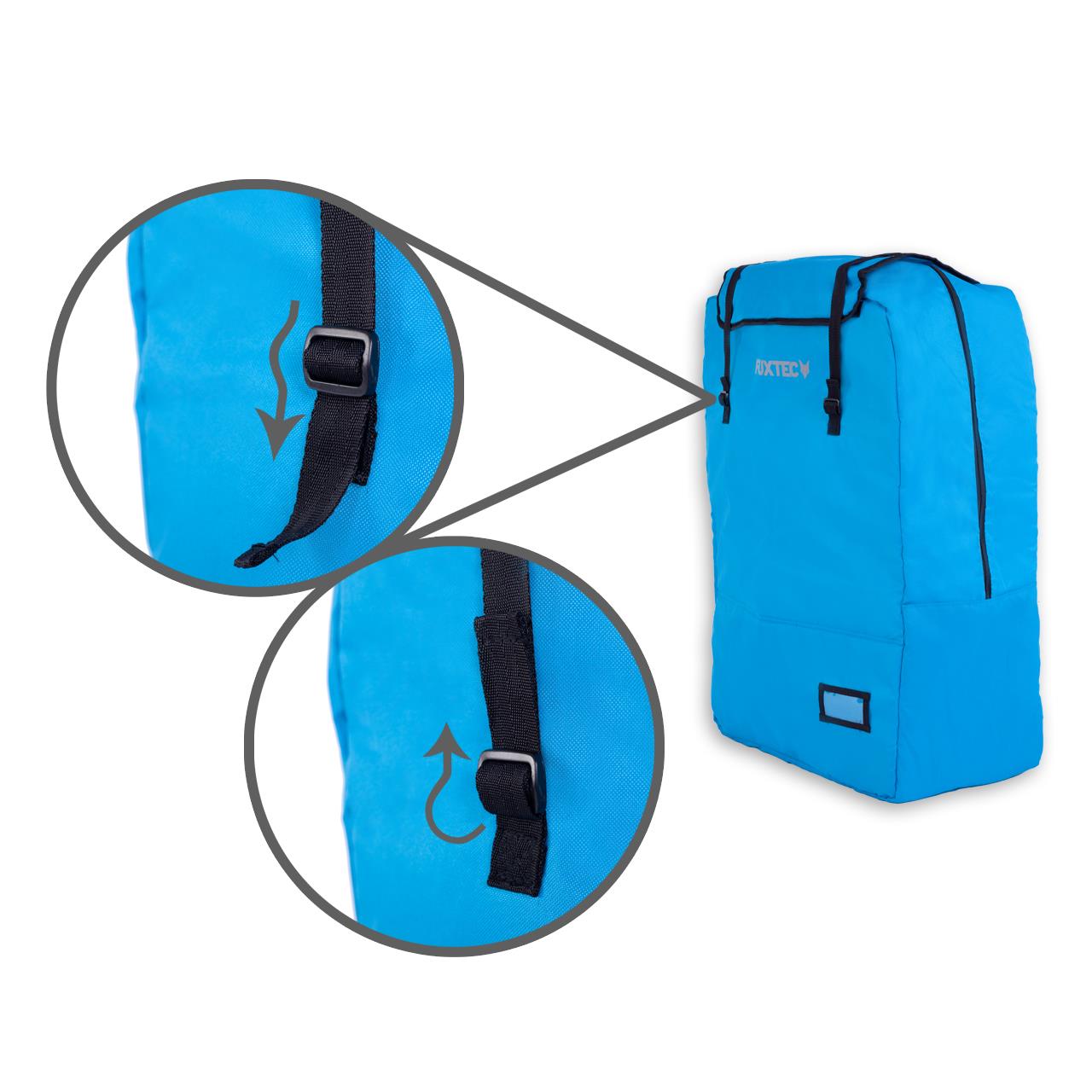 FUXTEC - Housse de transport rembourré turquoise chariot Easy et Smart Cruiser