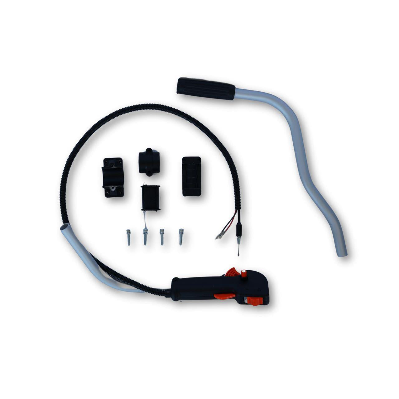 Two-handed handle - throttle grip for multitool / brushcutter