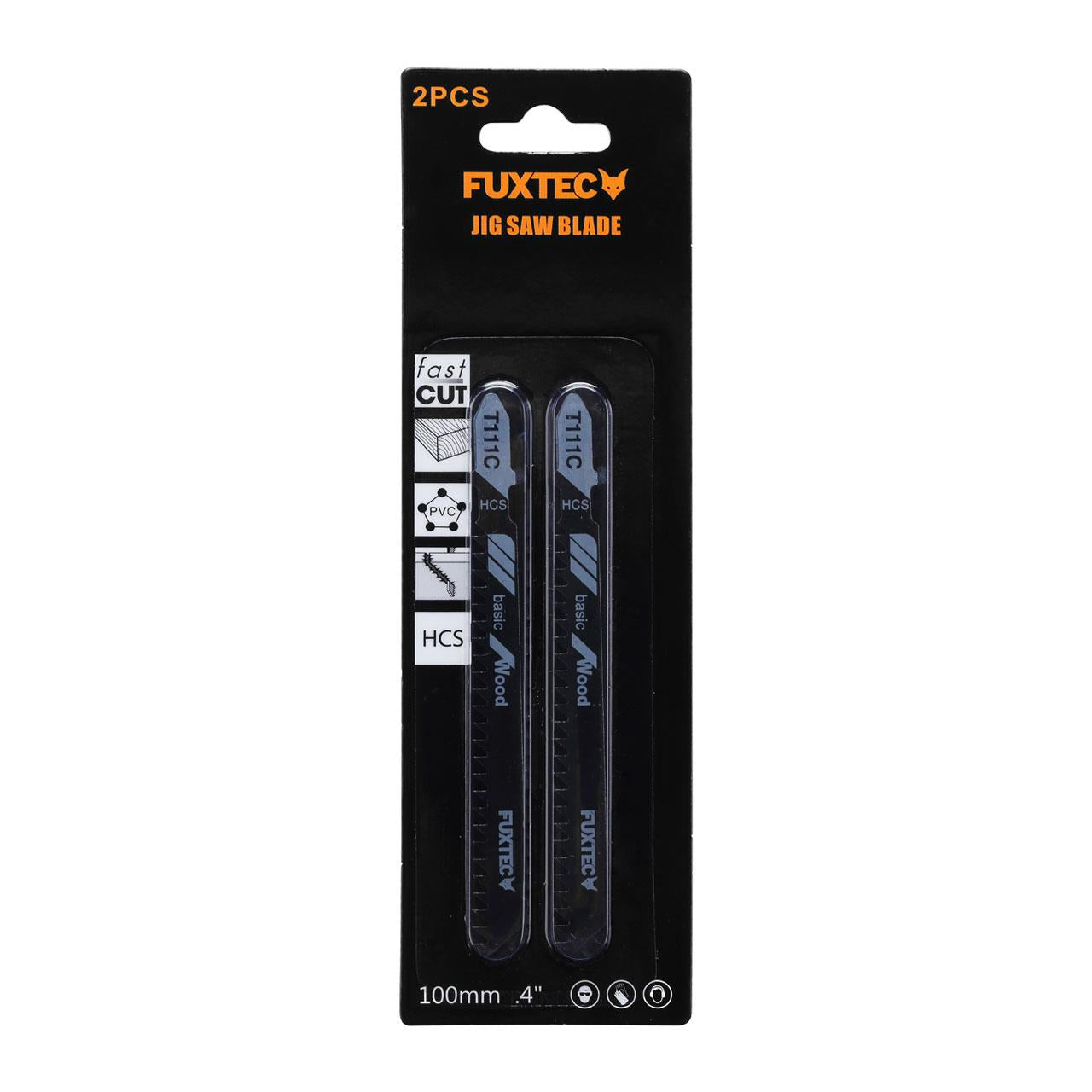 FUXTEC - Jeu de lames de scie T111C pour scie sauteuse sans fil FX-E1JS20