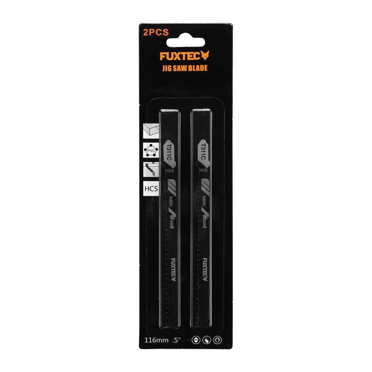FUXTEC - Jeu de lames de scie T311C pour scie sauteuse sans fil FX-E1JS20