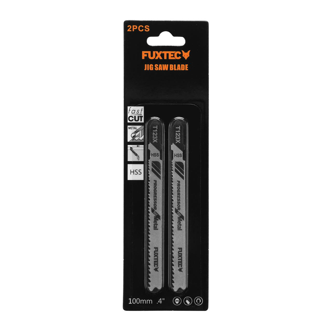 FUXTEC - Jeu de lames de scie T123X pour scie sauteuse sans fil FX-E1JS20