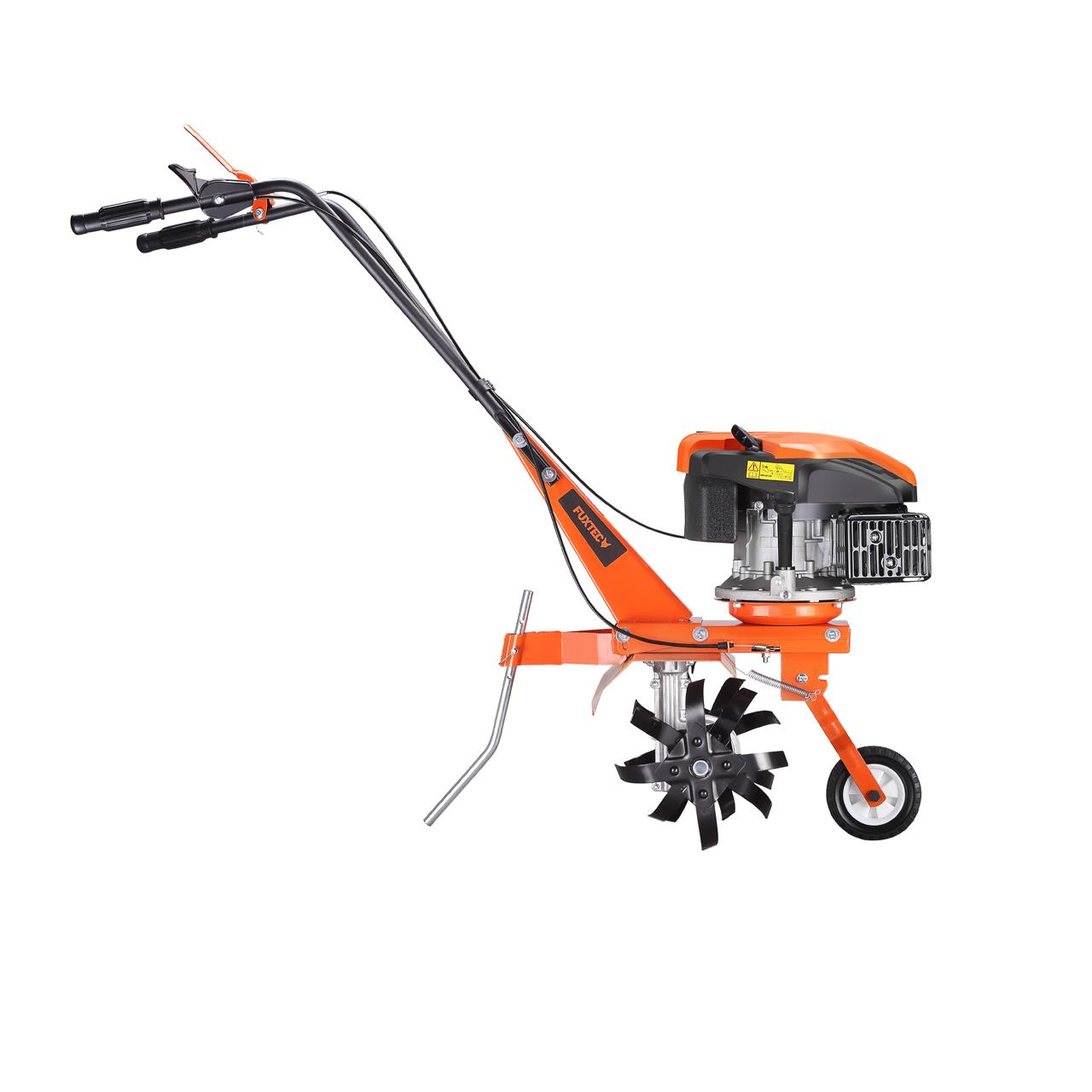 Motobineuse motoculteur thermique FUXTEC FX-AF1139 avec set d'élargissement de la largeur de travail inclus