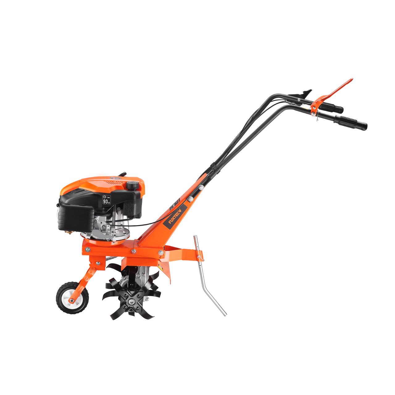 Motobineuse motoculteur thermique FUXTEC FX-AF1139 avec set d'élargissement de la largeur de travail inclus