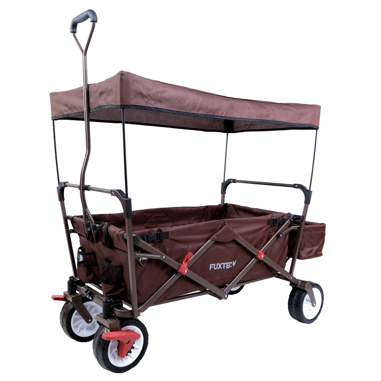 FUXTEC - Chariot à bras Wild Cruiser brun chocolat