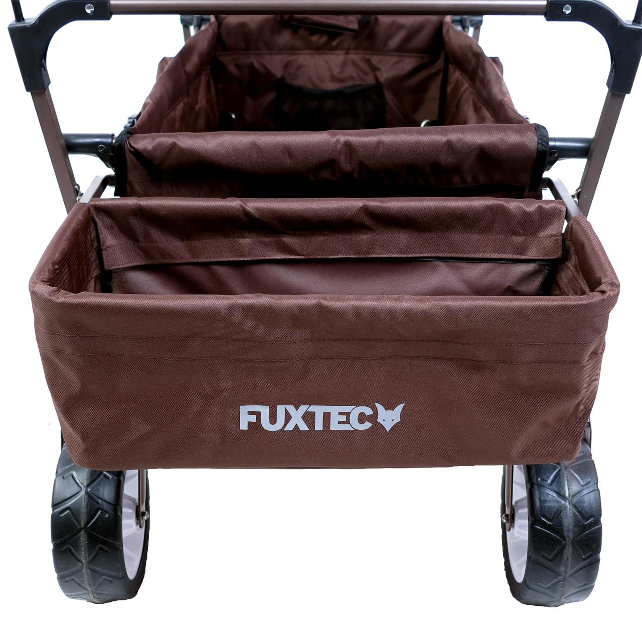 FUXTEC - Chariot à bras Wild Cruiser brun chocolat