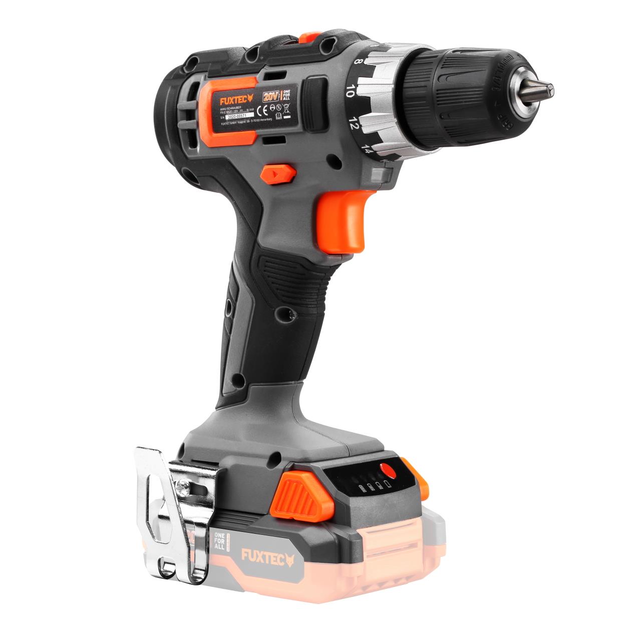 FUXTEC - Kit PowerTool 20V sans fil avec meuleuse d'angle, visseuse sans fil et marteau perforateur