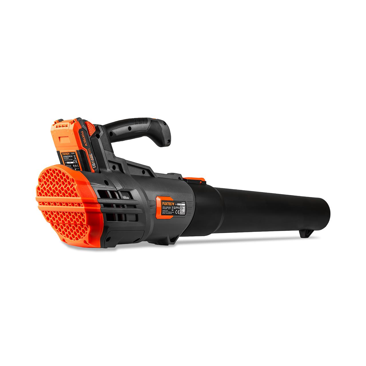 Souffleur de feuilles à batterie 20V FUXTEC FX-E1LB20 - set avec batterie 4Ah et chargeur 2,4A