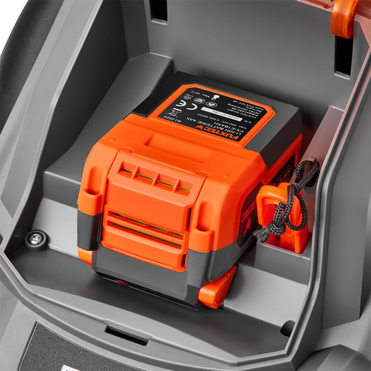 Tondeuse à gazon à batterie FUXTEC 20V FX-E1RM20ECO sans batterie, sans chargeur